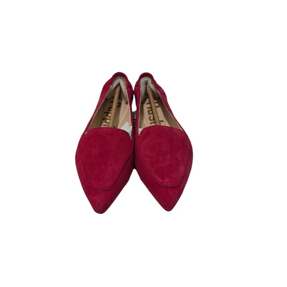 Hush Puppies Hazel Pointe Dark Magenta Suede Flats HW06810-601 - Picture 2 of 5